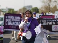 Madres víctimas de violencia vicaria se manifiestan en el Poder Judicial
