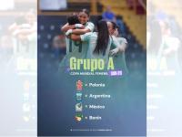 Publicación oficial de la Selección Nacional que incluye los rivales de grupo.