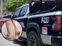 Mujer escapa