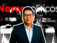 Nestor Camarillo al centro, fondo negro