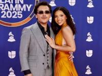 Nodal evita beso de Ángela Aguilar en los Latin Grammy 2025 y desata debate