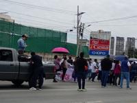 Protesta de trabajadores de Poder Judicial en Puebla 