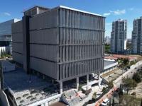 Vista aérea del nuevo edificio que será la sede de la Secretaría de Finanzas