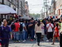 Concentración de ambulantes en el Centro Histórico