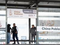 Paradero de la China Poblana del metrobús de Puebla