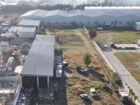 Vista aérea de un parque industrial en Puebla