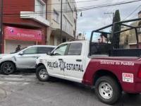 Choque de patrulla de la Policía Estatal de Puebla