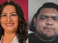 Alcaldesa de acapulco junto a periodista 