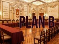 Cabildo de Puebla con letas de Plan B