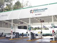 Aspecto de un verificentro ubicado en la ciudad de Puebla