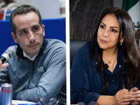 Mario Riestra y Karla Martínez