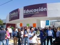 protesta de maestros en la SEP