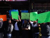 Protesta transportistas en la SMT