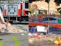 Puesto de tacos que explotó por tanque de gas