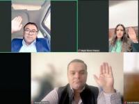 regidores de Puebla en sesión 