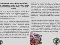Hostigamiento en San José Chiapa