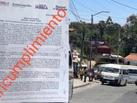 Anuncian tercer bloqueo en la Teziutlán-Nautla 