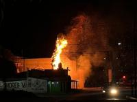 Se incendia árbol en Tecamachalco