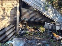 Se incendia casa en Chietla