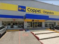 Fachada del Coppel de San José Chapulco, que fue asaltado por segunda vez en el año