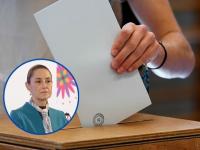 Persona realizando un voto