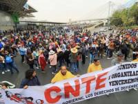 Manifestación de la CNTE