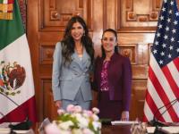 Kristi Noem y Claudia Sheinbaum