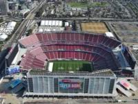 Aspecto general del estadio donde se llevará a cabo el Super Bowl LX este domingo