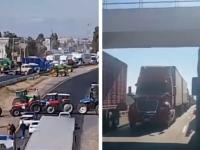 Transportistas bloquean carreteras en 7 estados por Ley de Aguas