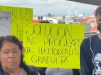 Tras protestas, reactivarán servicios de hemodiálisis en hospitales de Puebla