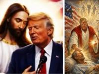 Imágenes generadas con IA que compartió Donald Trump
