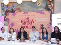 Presentación de La Feria de Los Moles, donde promocionarán los zapatos Puebla Cinco de Mayo