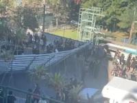 Como en la Ibero, colapsa estructura para foto de generación en la UV
