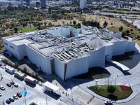 Vista aérea del Museo Barroco junto a Ecoparque Metropolitano