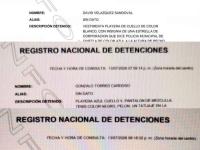 El Registro Nacional de Detenciones confirma las aprehensiones