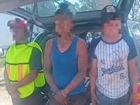 Policías de San Martín Texmelucan arrestaron a tres sujetos 